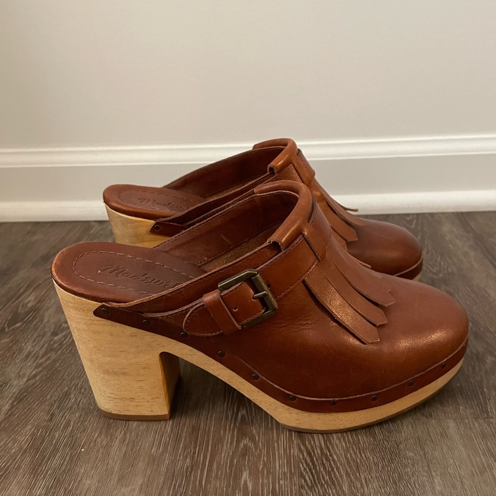 Leather Madewell Clogs